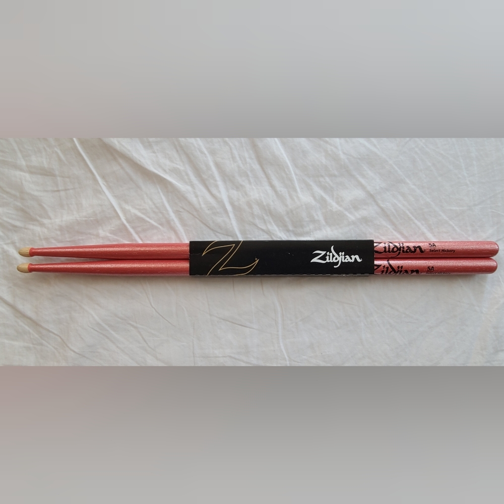 Zildjan 5A CHROMA PINK DRUMSTICKS